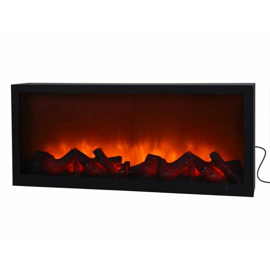 Электрический камин без обогрева Модерн 41*35 см, металл (Koopman)