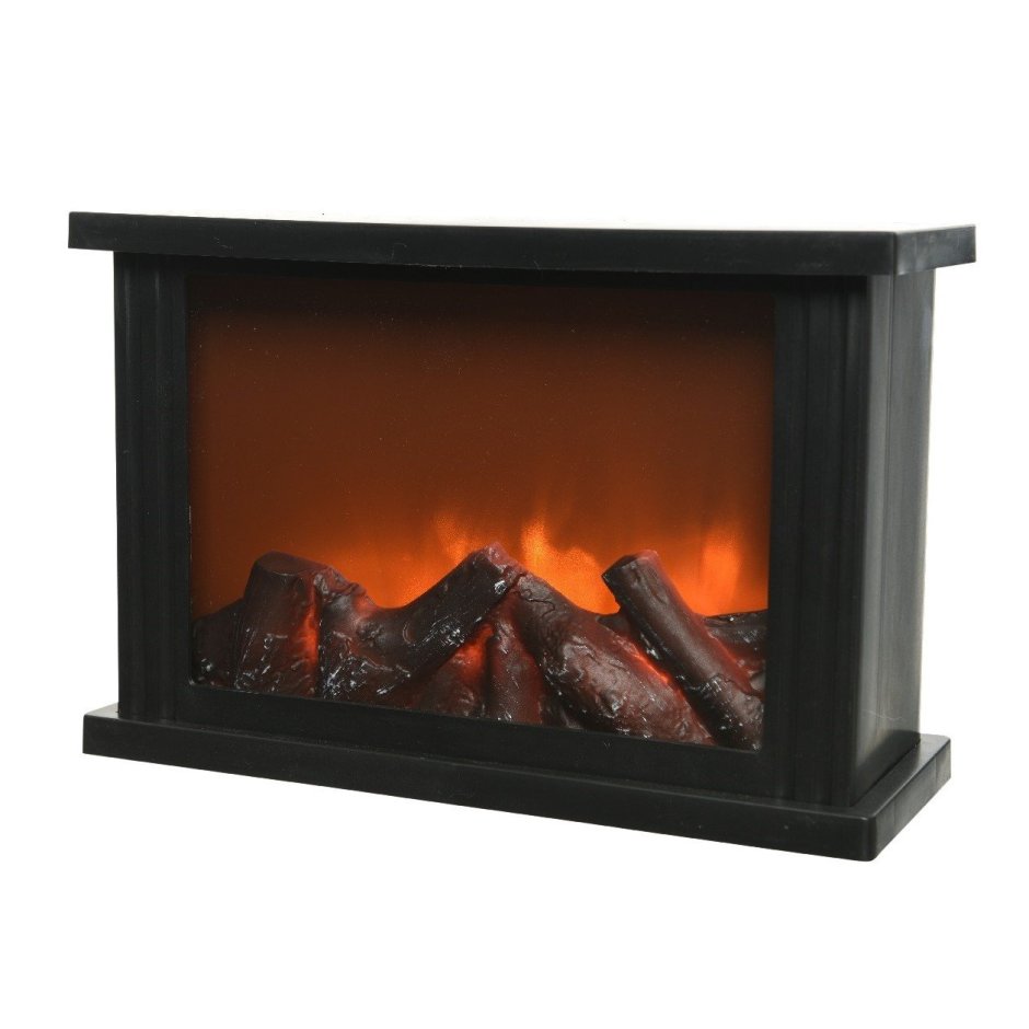 Мини led камин с имитацией огня, 30x11x20см