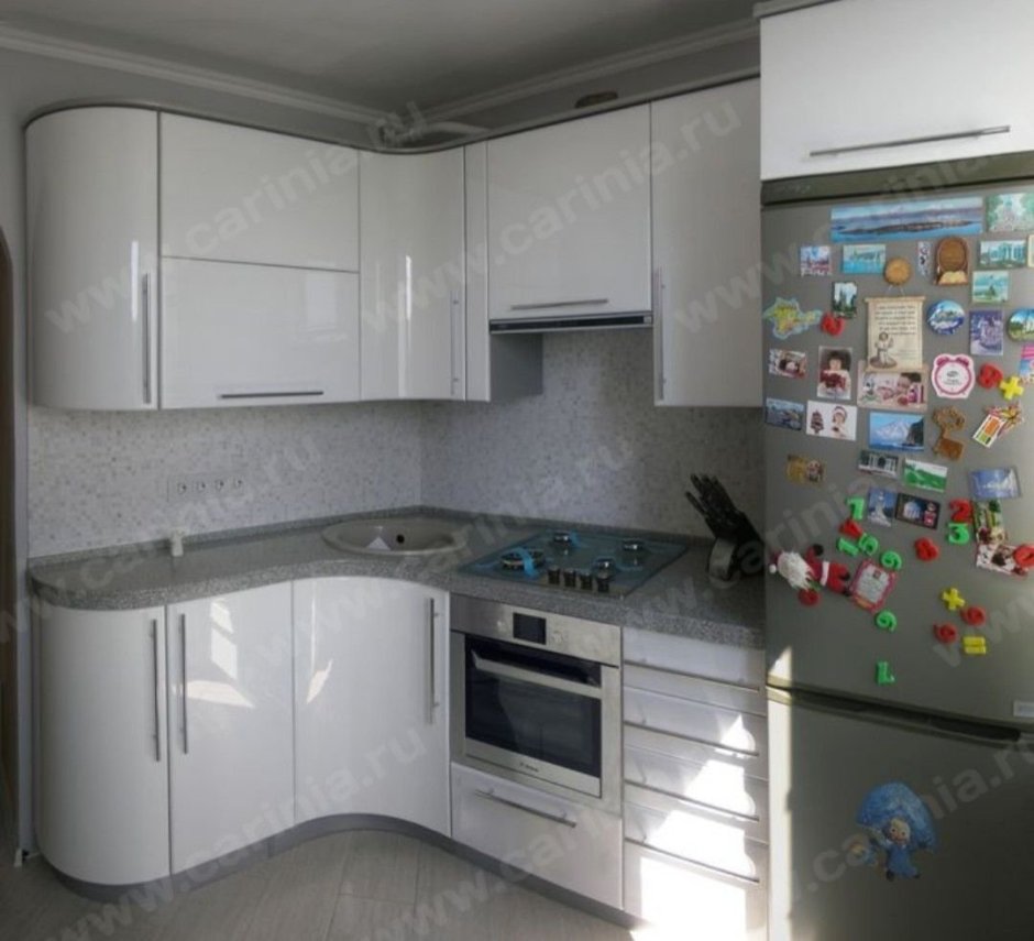 Кухни в хрущевке угловые