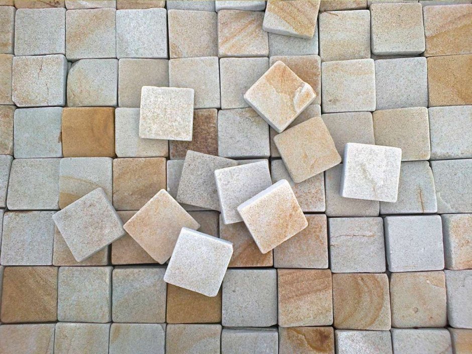 Брусчатка из песчаника галтованная