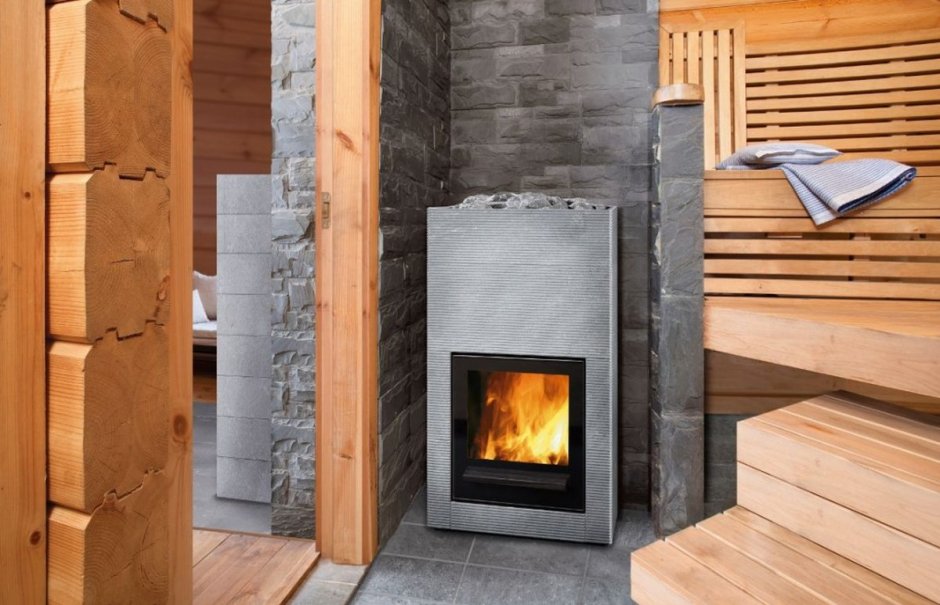 Туликиви дровяные печи в бане