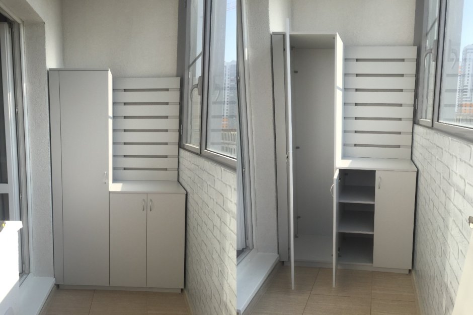 Шкафы для балкона и лоджии