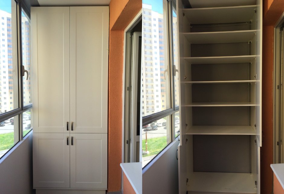 Шкафы для балкона и лоджии