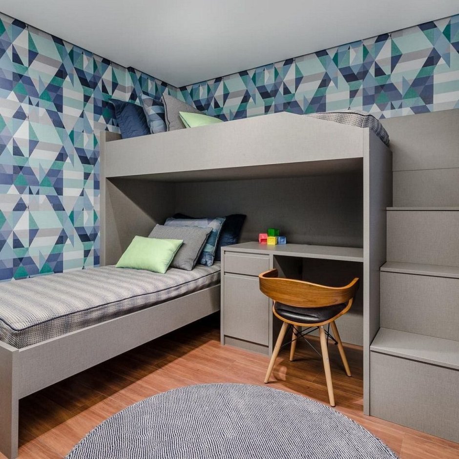 Комната с двухъярусной кроватью