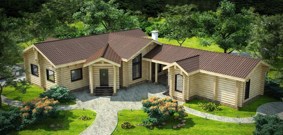 Угловая баня