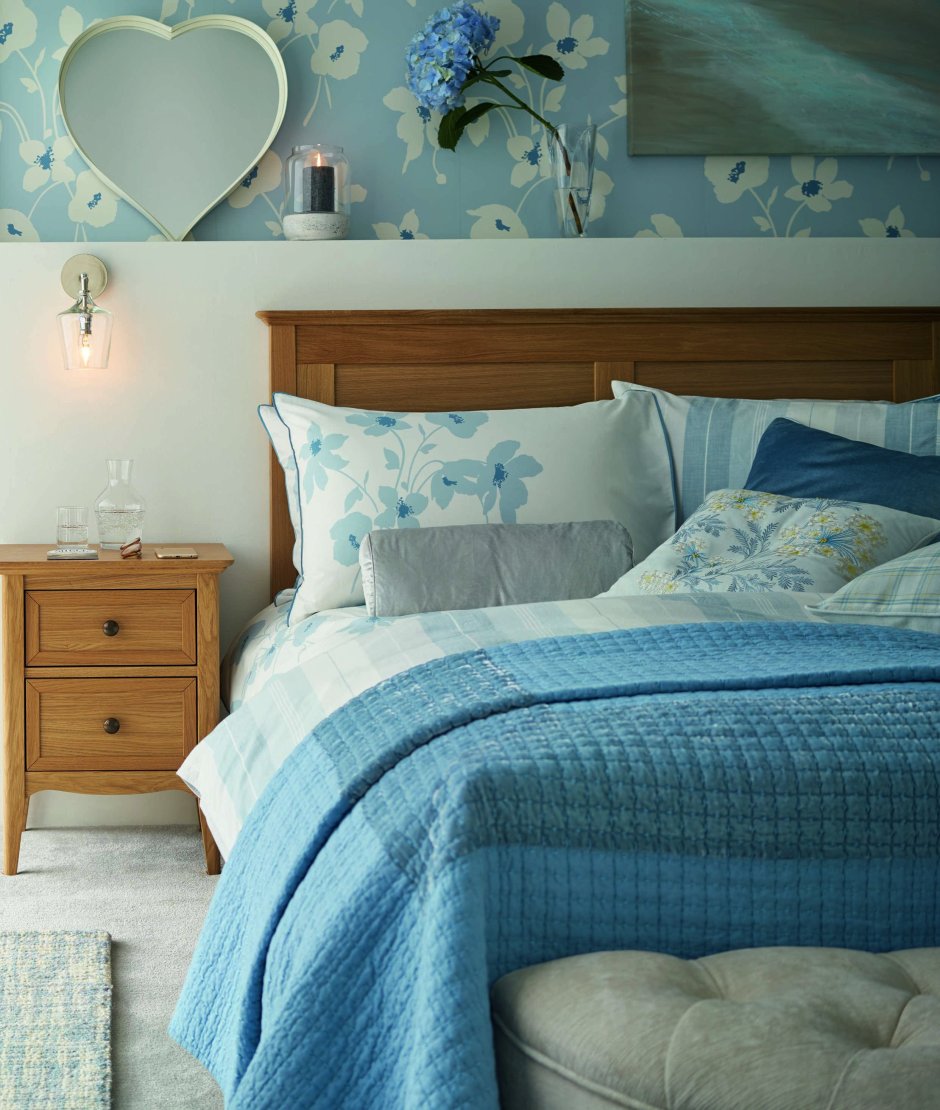 Спальня в голубом стиле