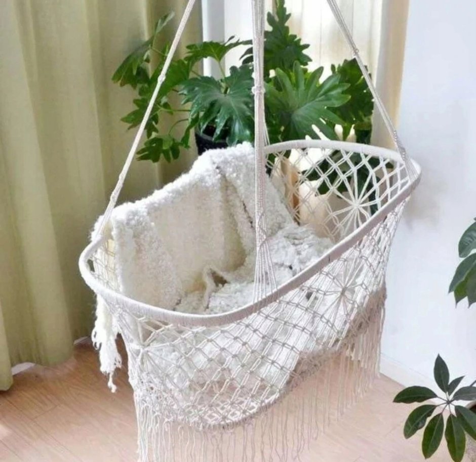 Люлька зыбка макраме