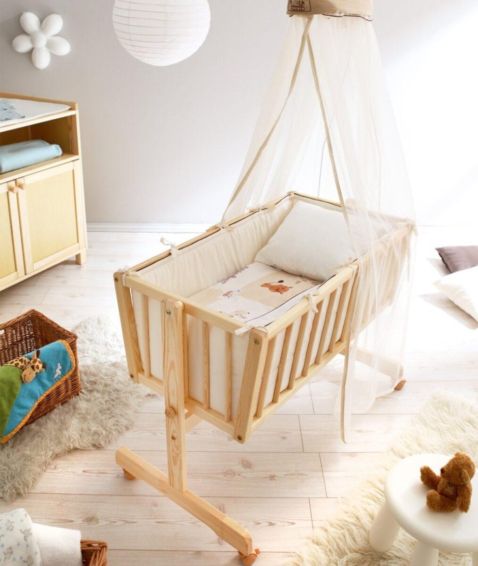 Кроватка-люлька для новорожденных