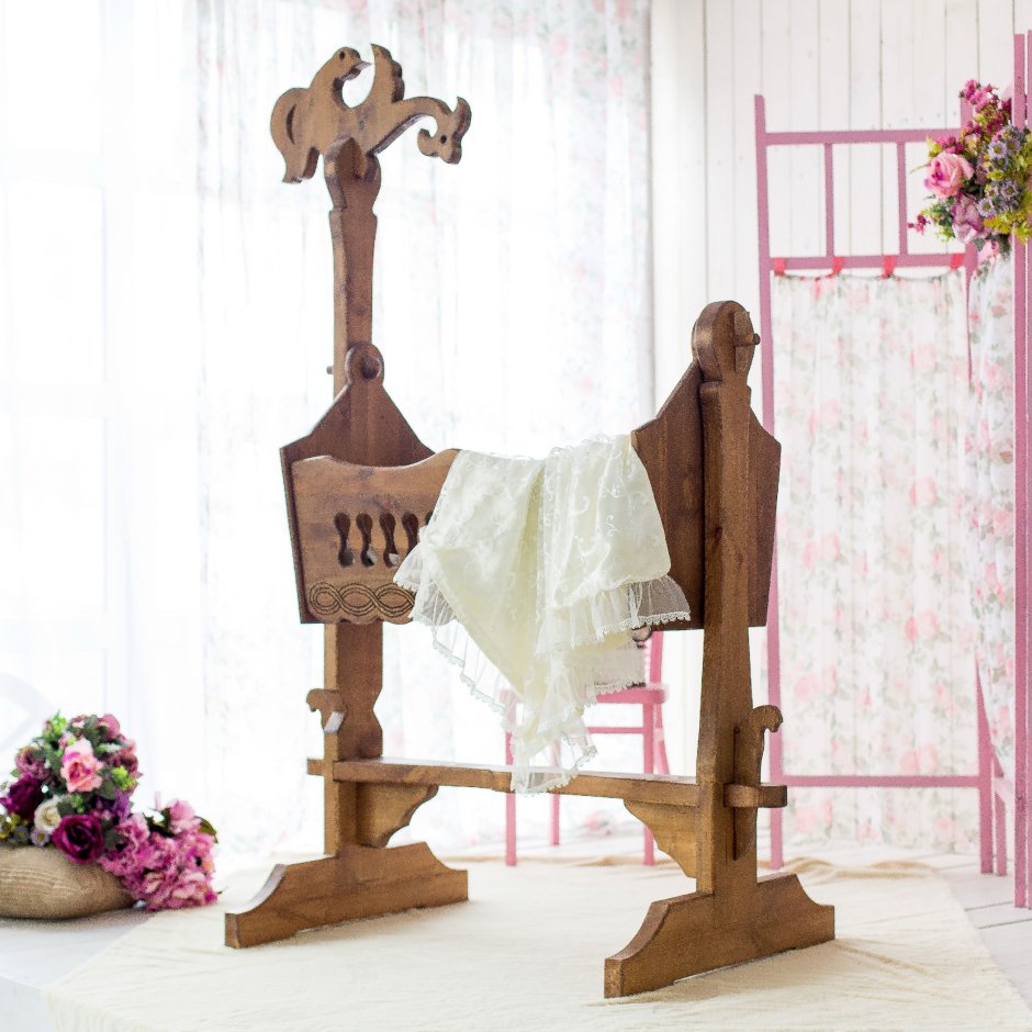 Колыбельки для новорожденных деревянные