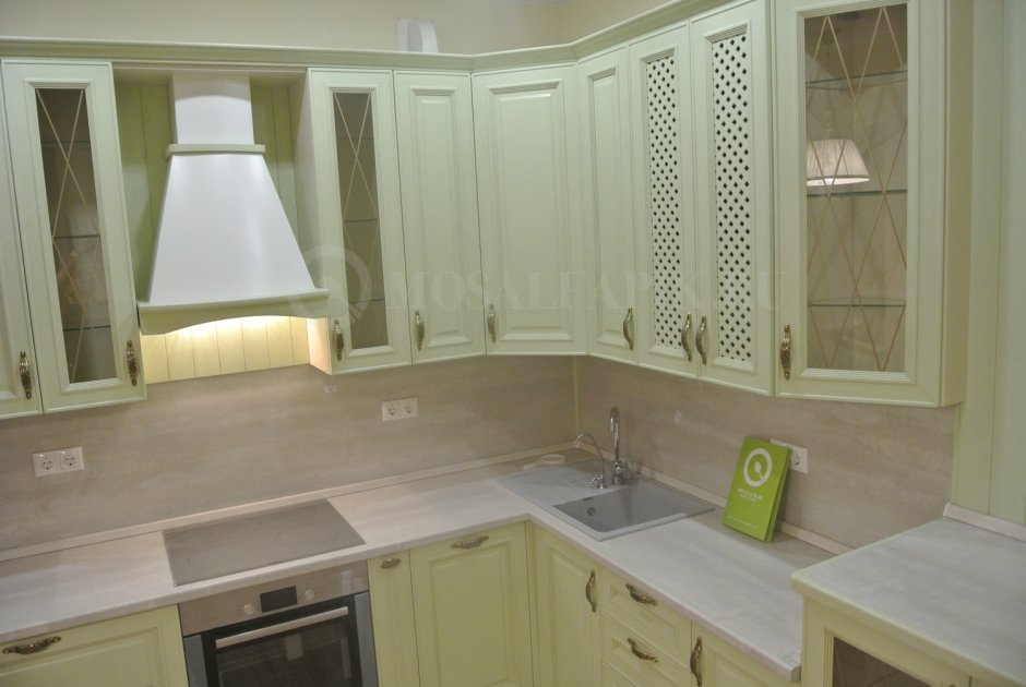 Кухня Прованс св мебель фисташка белый