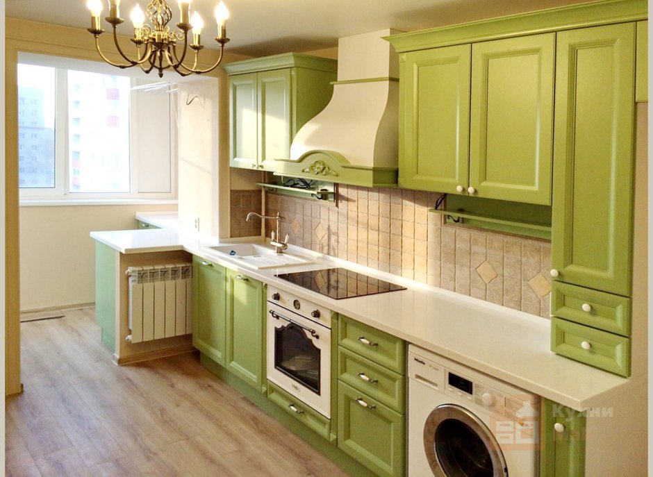 Кухня Прованс фисташковая