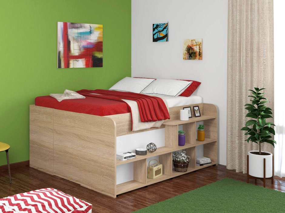 Двуспальная кровать Twist up