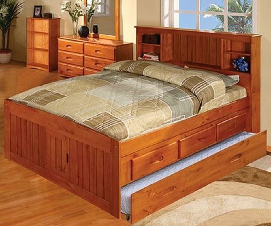 Кровать двуспальная для полных людей