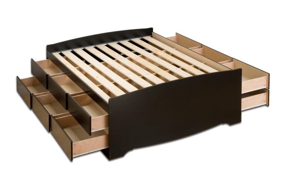 Основание для кровати с выдвижными ящиками