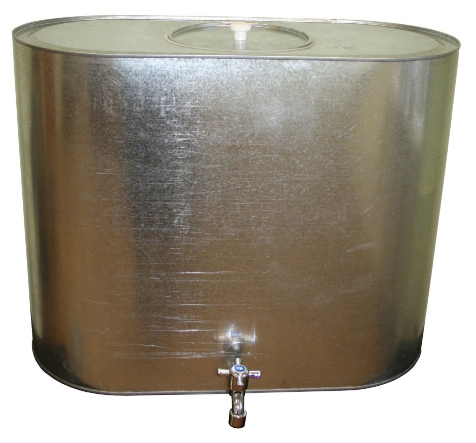 Бак оцинкованный 100л с краном
