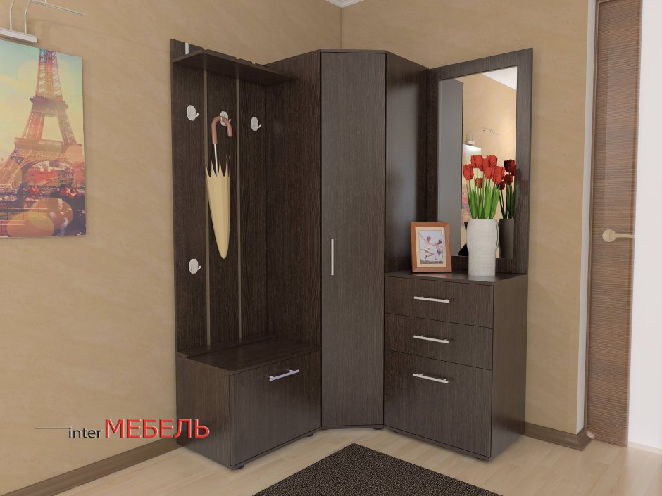 Прихожая угловая