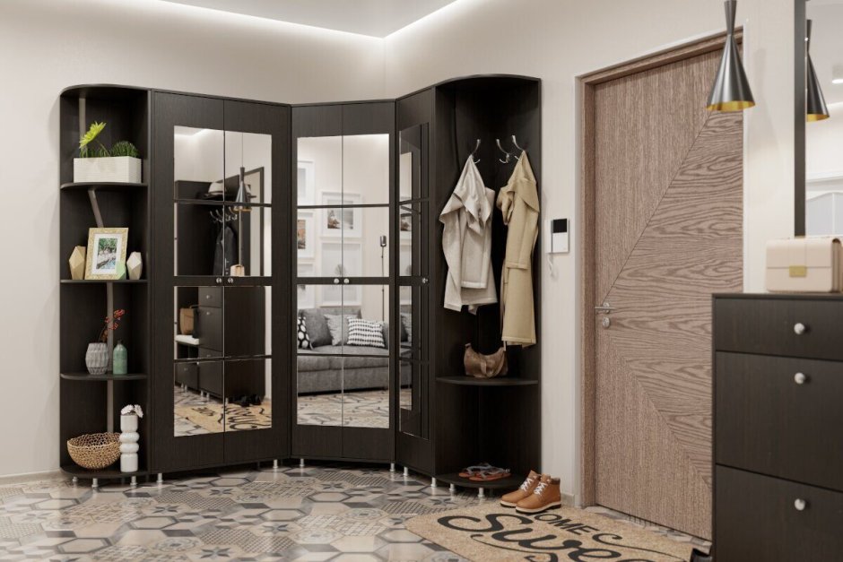 Угловые прихожие хофф