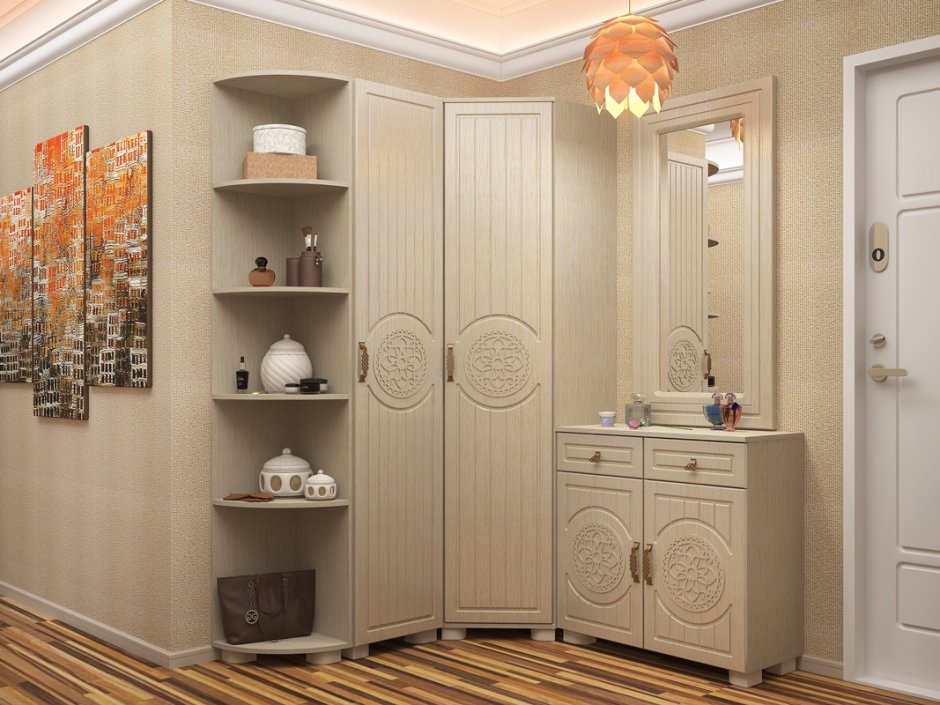 Прихожая Монблан 11 береза Снежная