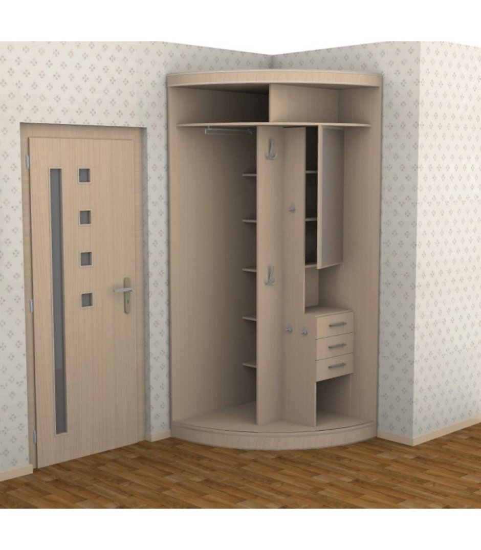 Угловая прихожая "Антре" габариты