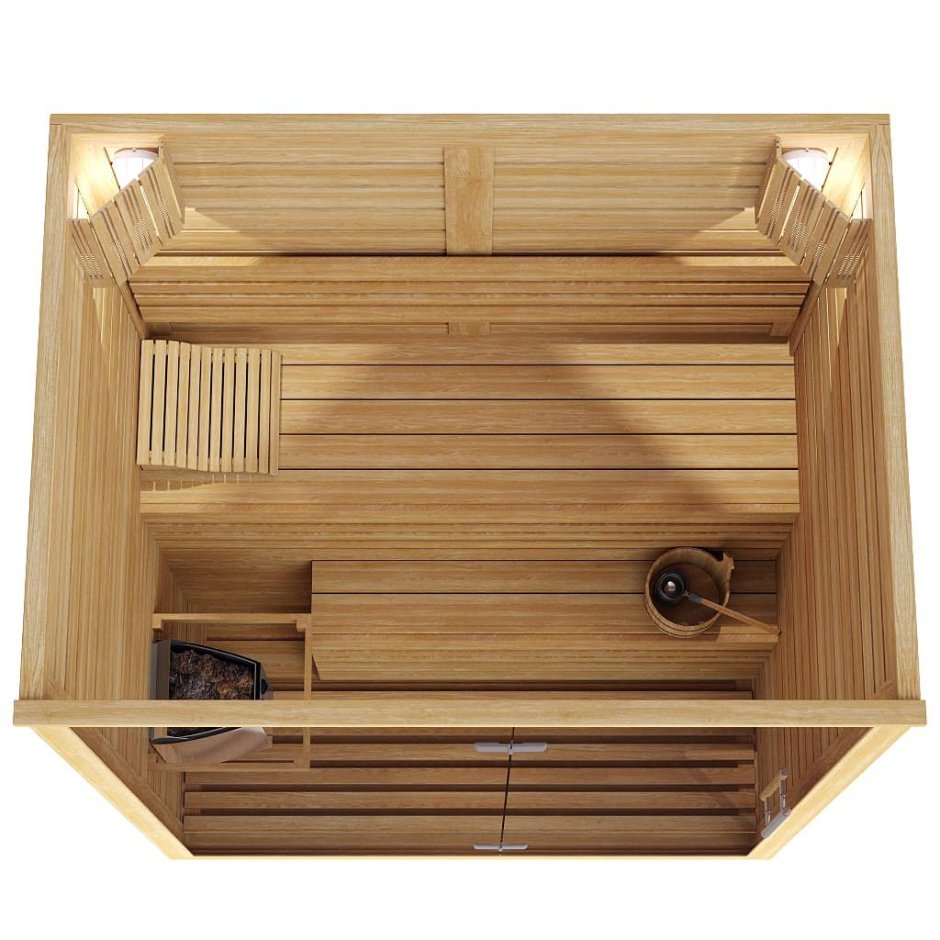 Финская двухместная сауна Harvia