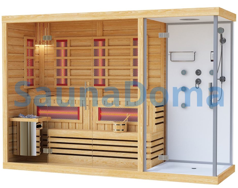 Финская сауна с душевой кабиной SDW 005l