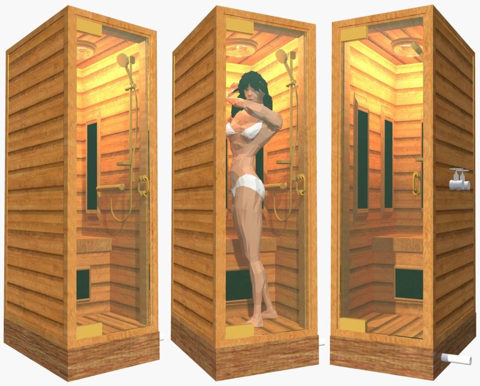 Инфракрасная мини-сауна (85/85/135 см)