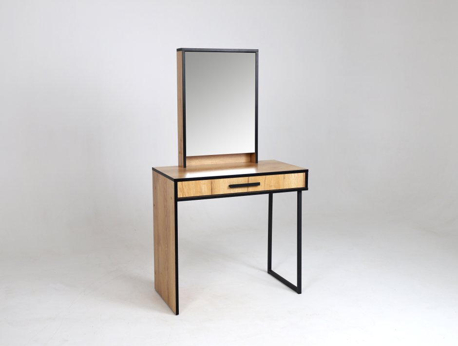 Трюмо “лофт 10” (дуб крафт золотой) Ивару