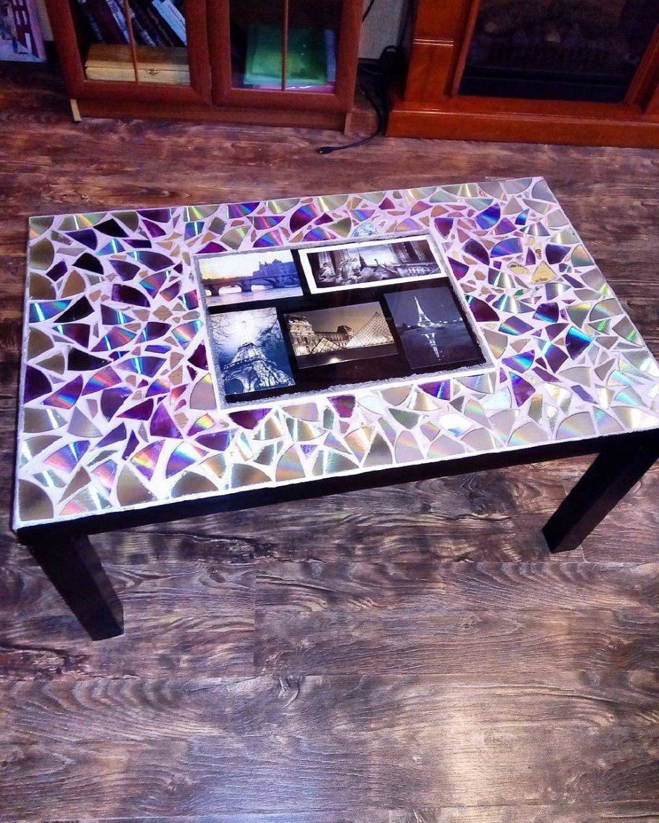 Декорирование журнального столика