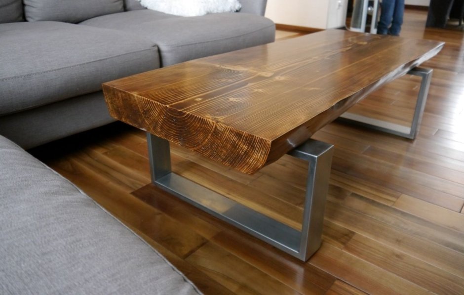 Стол лофт из подручных материалов