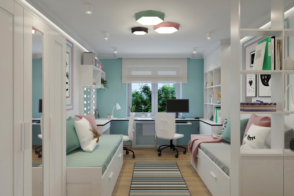 Детская для двух девочек