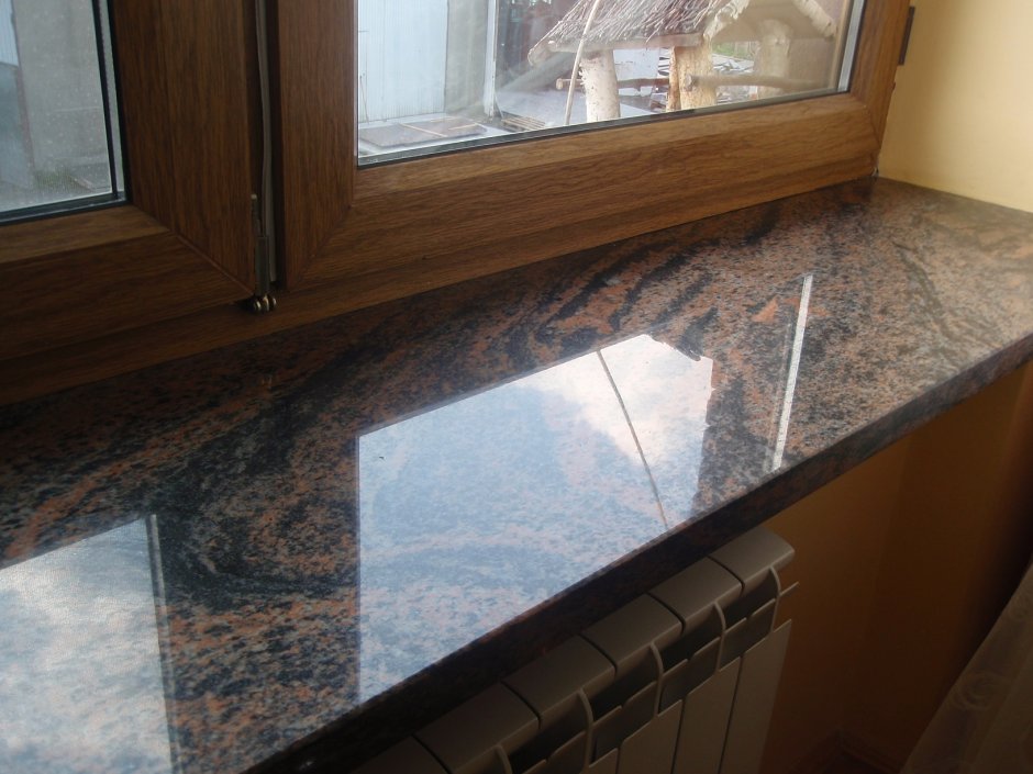 Литьевой мрамор подоконники