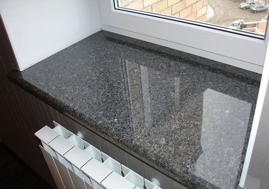 Подоконник из Мансуровского гранита