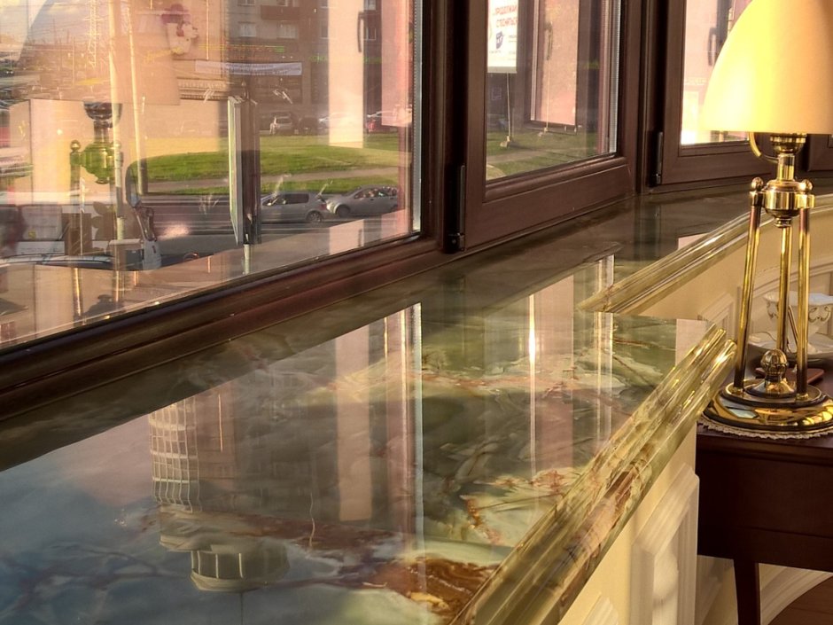 Подоконники Оникс гранит мрамор