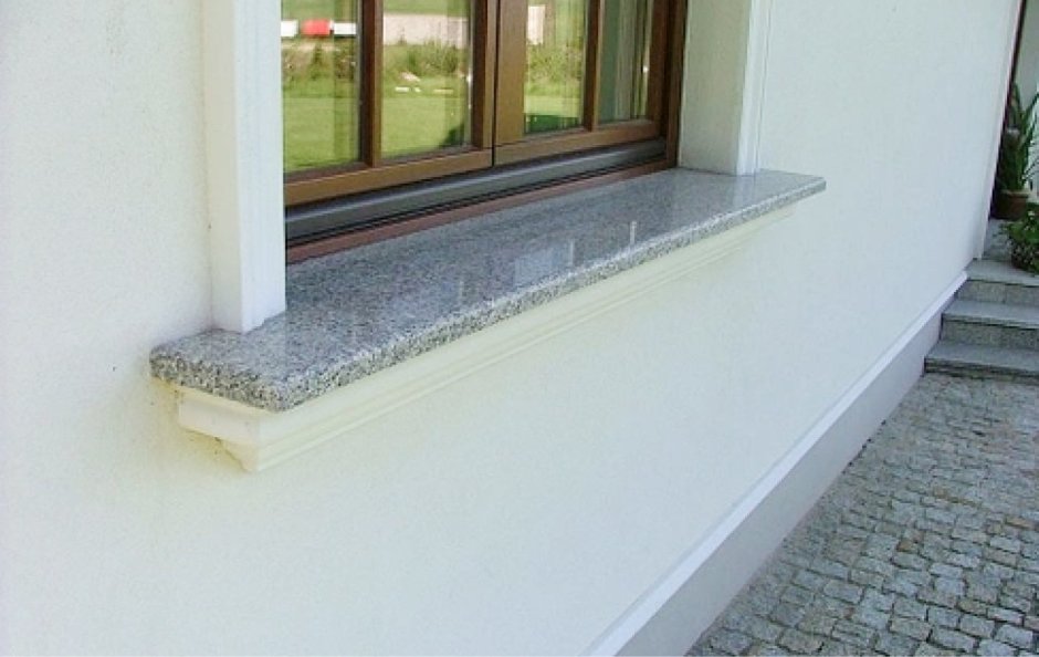 Подоконник гранит Bella White