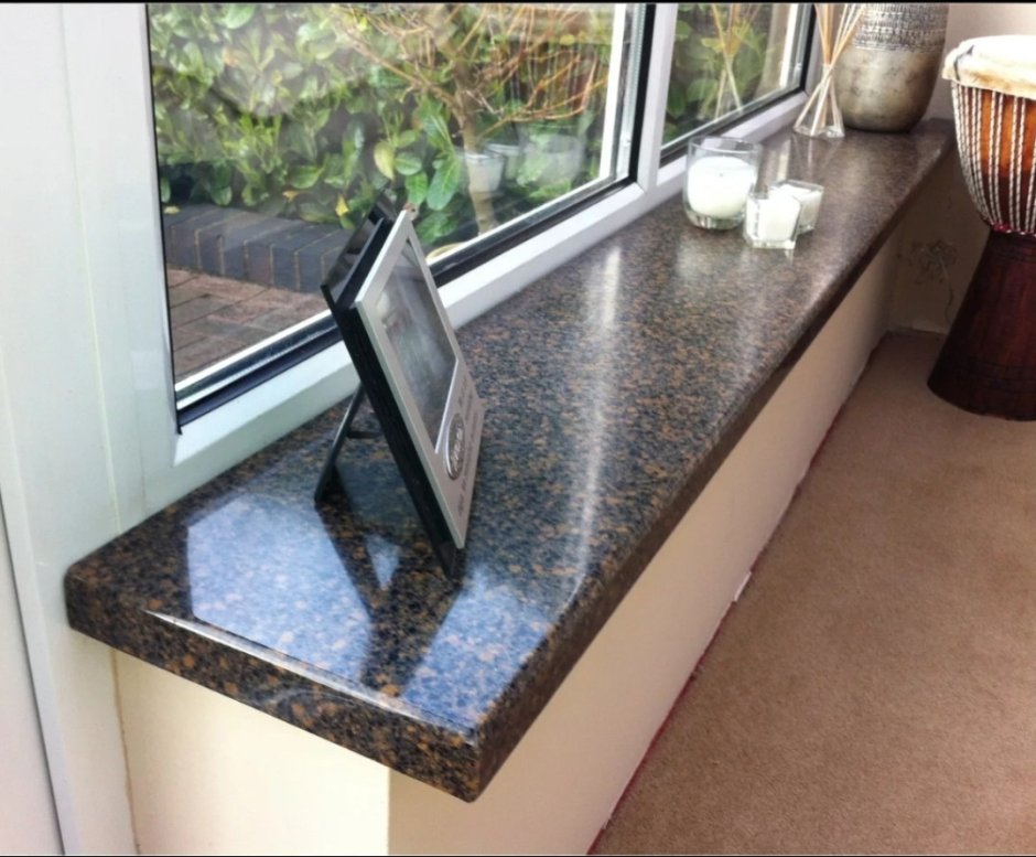 Подоконник гранит Белла Вайт