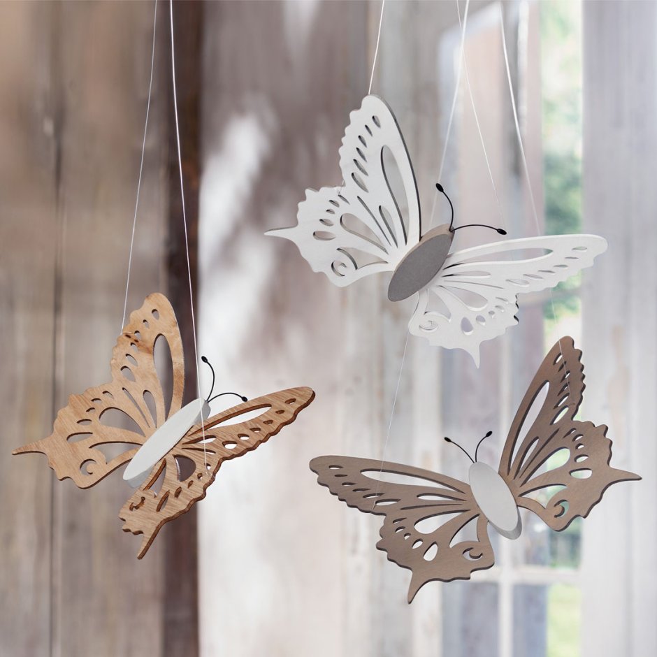 Декоративные бабочки для интерьера