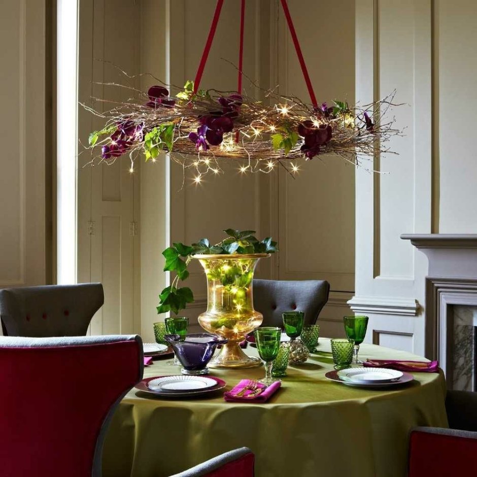 Новогоднее украшение интерьера