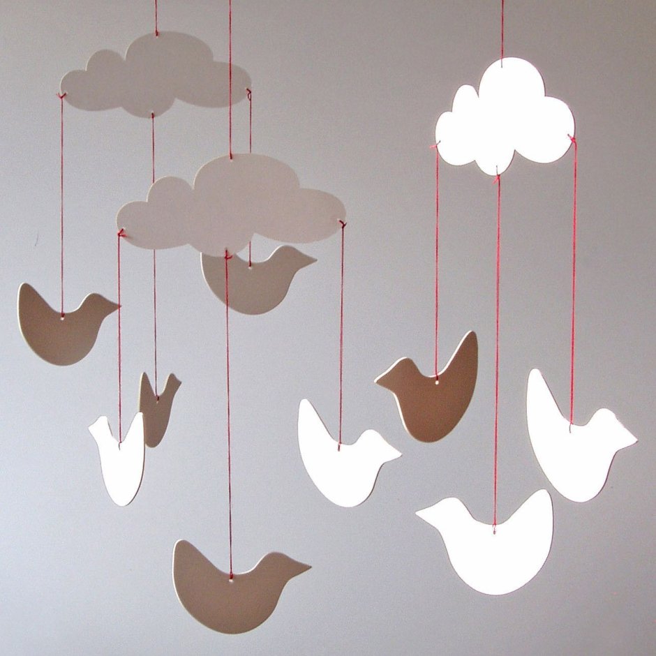 Мобиль из птиц