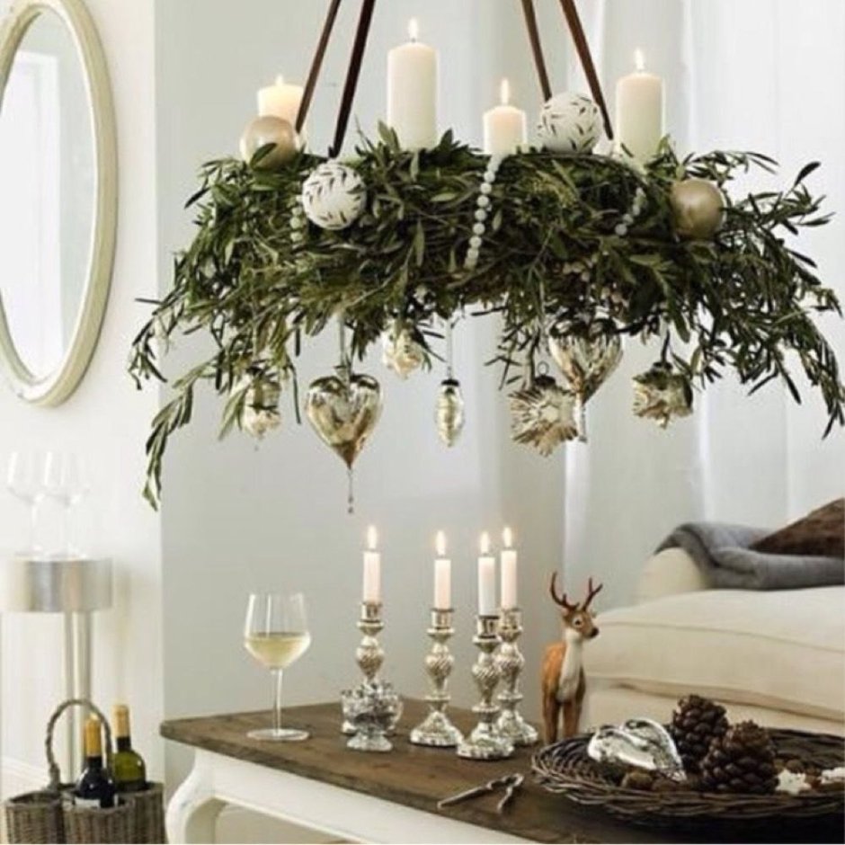 Новогоднее украшение "люстра"