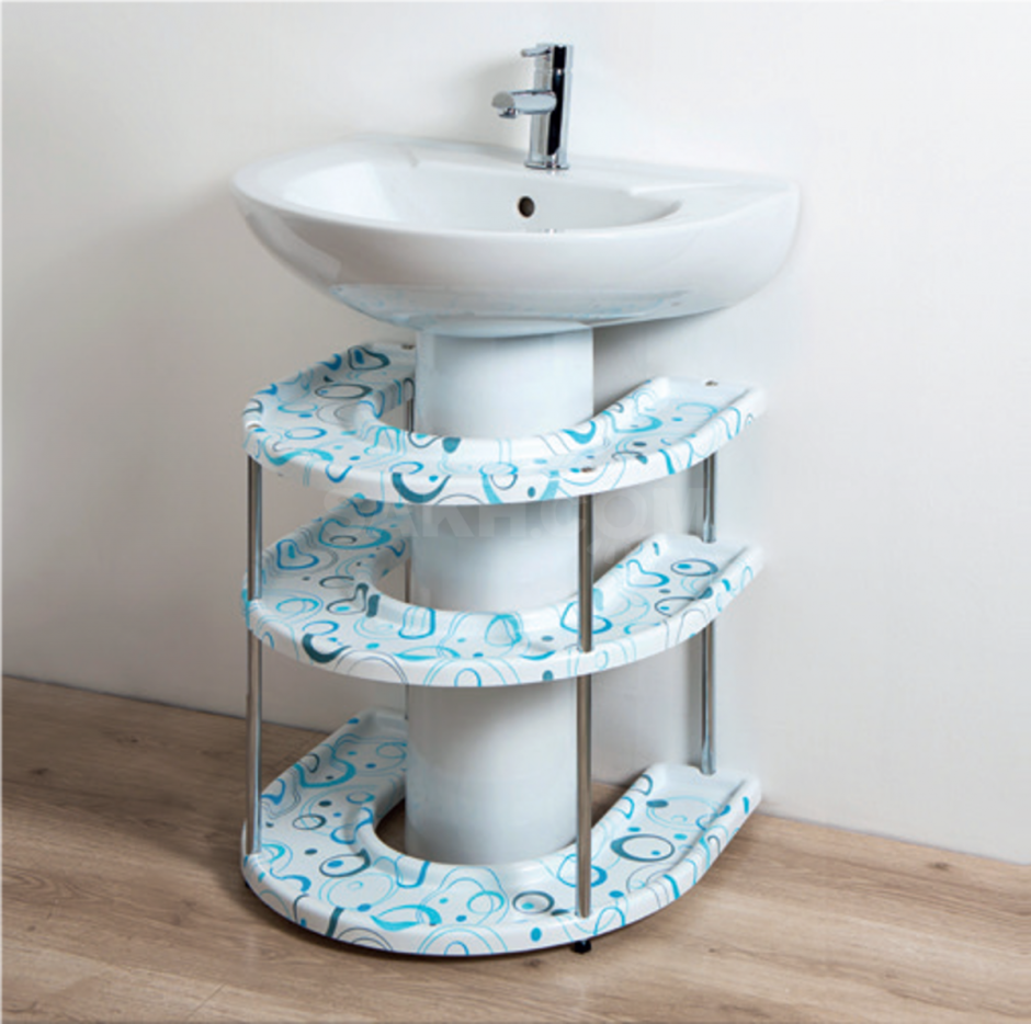 Pristine tsr991 Этажерка консоль под раковину откатная