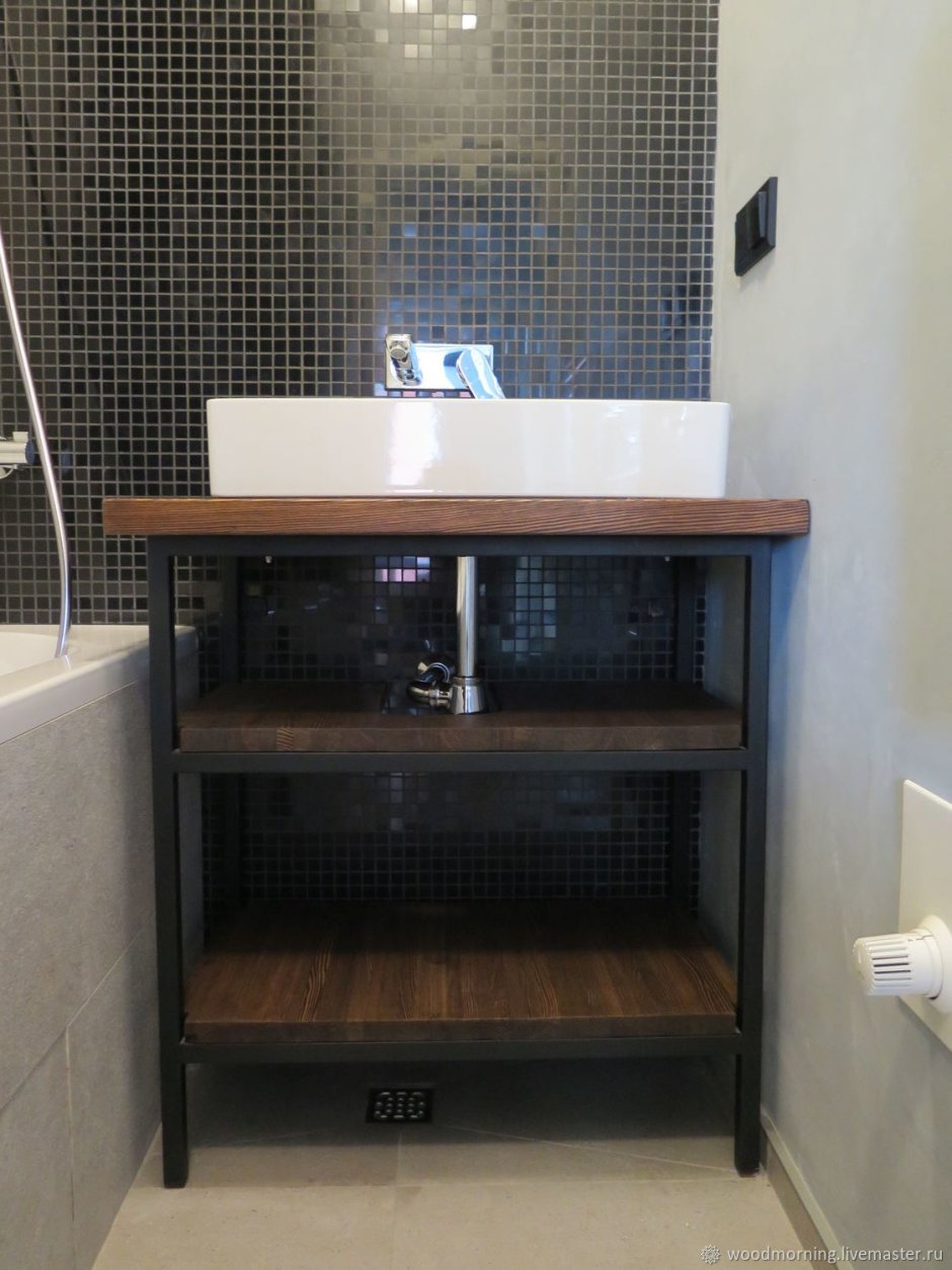 Тумба под раковину лофт 120х50