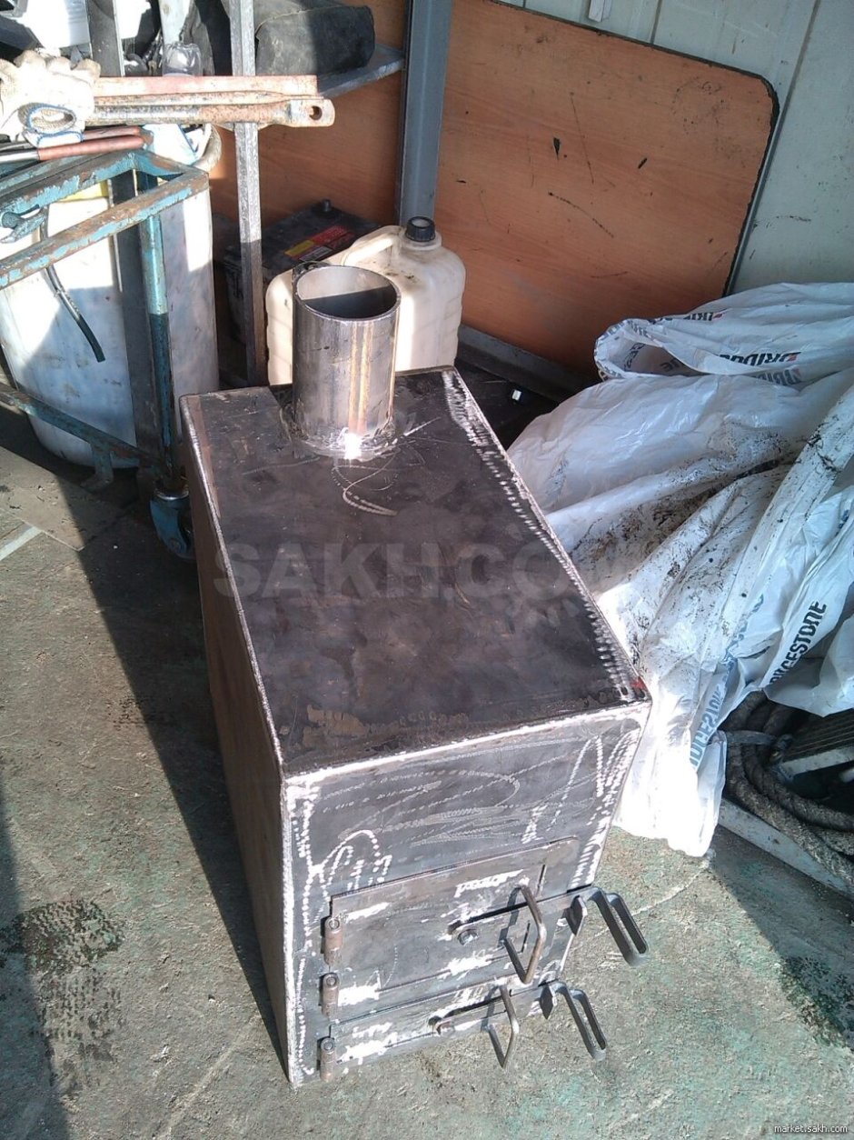 Сварная печь для бани