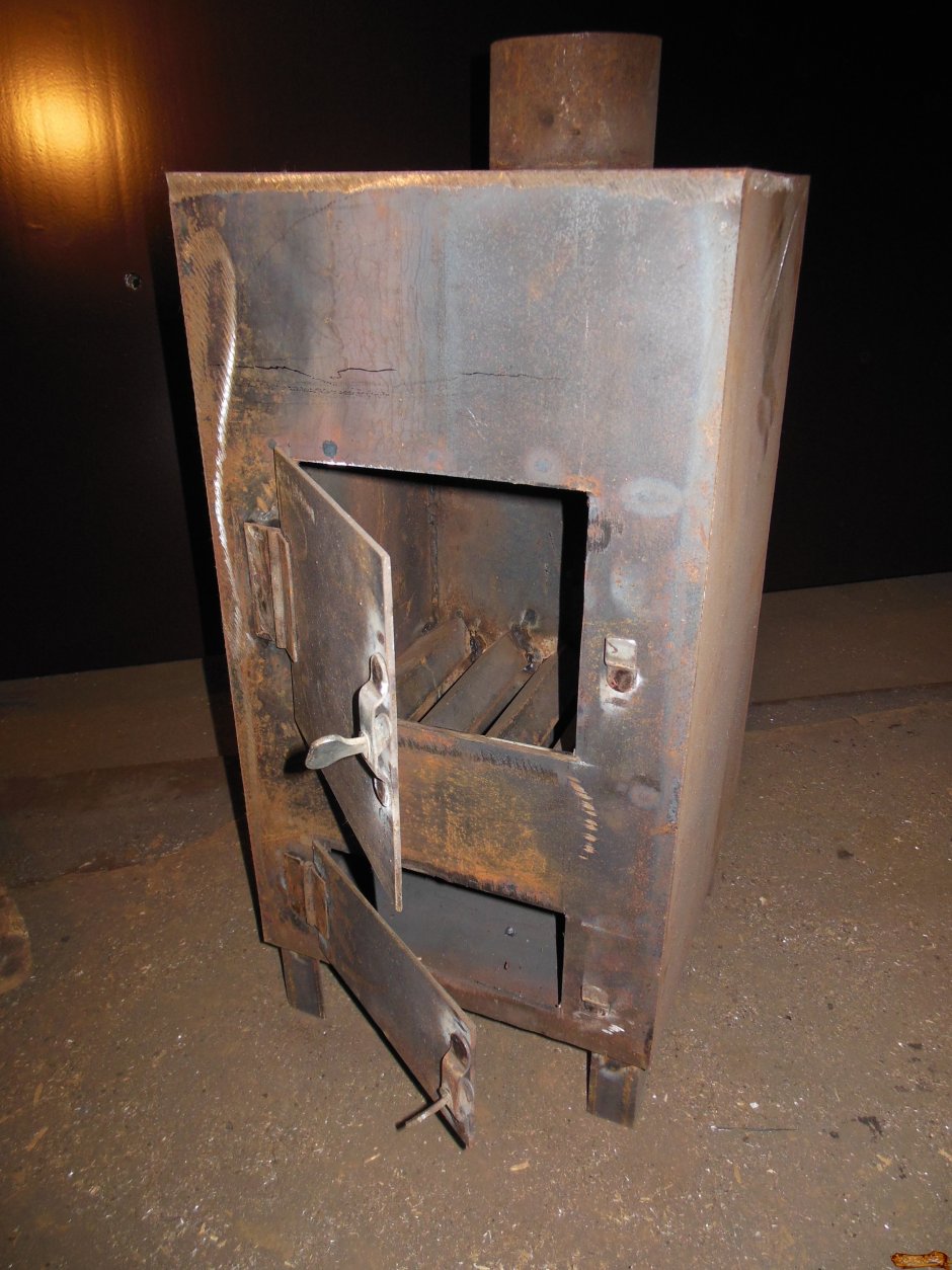 Печь для бани из 530 трубы колосник