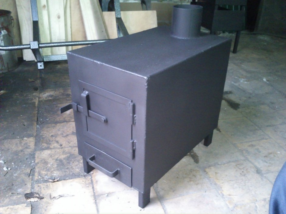 Печь буржуйка 300*500*380мм 3мм