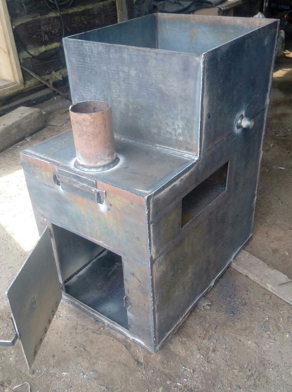Сварка печки из металла 2мм