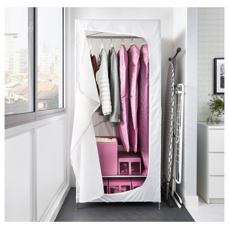 Гардероб БРЕЙМ ikea белый