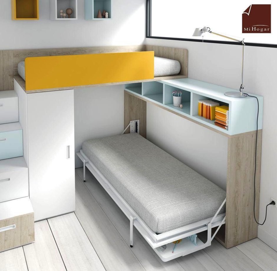 Кровать-трансформер для малогабаритной детской комнаты