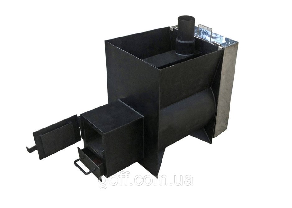 Печь банная Казаночка 400 с баком для воды