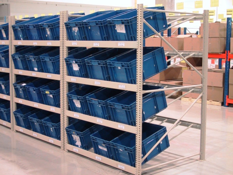 Стеллаж для поддонов-лотков pf100200