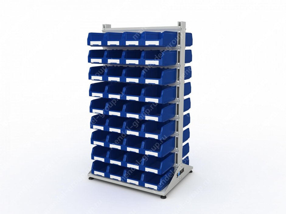 Тележки для Канбан -стеллаж для лотков мобильный 003 арт 1620.003